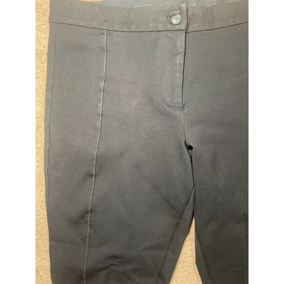 Karl Lagerfeld Paris Black Pants Size M Stitching Line Detail Night out Business - Picture 4 of 5
